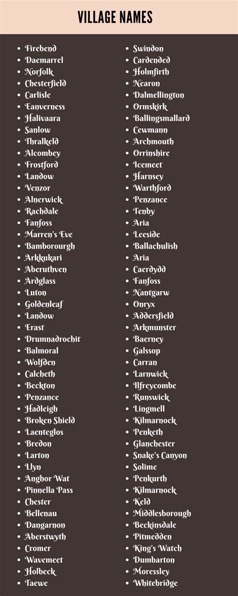english village name generator.
